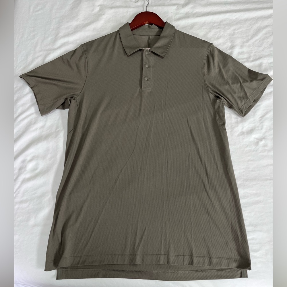 Lululemon Snap Front Performance Short Sleeve Polo